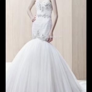Strapless Wedding dress Enzoani Gretchen Size 4-6